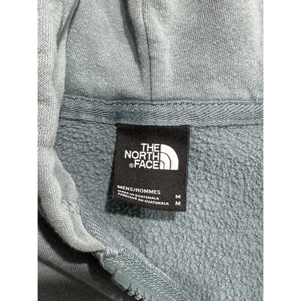 The North Face Hoodie Jacket Men's Size Medium Seafoam Green Zip‎ Up Drawstring